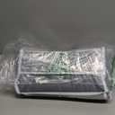 ULG 1 Pack Over Door Organizer with 5 Large Pockets 10 Mesh Side Pockets, 44 lbs Weight Capacity Hanging Storage Organizer with Clear Window Kids Toys, Shoes, Diapers, Dark Grey, 5 Layers