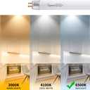 21 Inch F13T5/DL Fluorescent Light Bulb, 6500K Daylight, T5 13 Watts Fluorescent Replacement Bulb for Counter and Cabinet Fixture, G5 Base - 6 Pack
