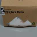 Organic Burp Cloths Baby Boy, Girl - 6-Pack Large Cotton Burping Cloths for Babies, Spit Up Rags, Super Absorbent, Ultra Soft Newborn Rag, Gender Neutral, Machine Washable, Durable (Wilderness)