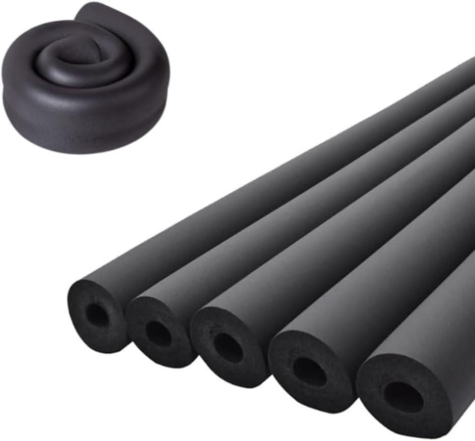 Pipe Insulation Foam Tube 1-1/2"ID*3/8" Foam Tubing Black Pipe Cover Heat Preservation for Outdoor Water Pipe Insulation,AC Unit, Guitar Stands, Exercise Machine Handle and Roof Rack Etc