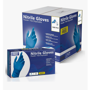 Nitrile Gloves, Disposable Gloves, Comfortable, Powder Free, Latex Free | 100-1000 Gloves
