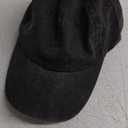 Oversized Baseball Hats for Men Big Heads, Adjustable Washed Cotton XL Plain Baseball Cap (Black)