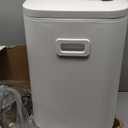 SereneLife Towel Warmer Bucket - Compact 23L Bathroom Towel Heater with Essential Oils Disc Holder, Adjustable Timer, Auto Shut-Off, Power Cord Storage & LED Display, Fits 2 Oversized Towels (White)