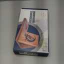 Wooden Triangle Book Stand & Reading Valet  Book Rest with Cup, Phone, Glasses & Pen Holder  Thumb Book Page Holder - Nightstand Book Holder & Gift for Book Lovers, Readers & Bibliophiles