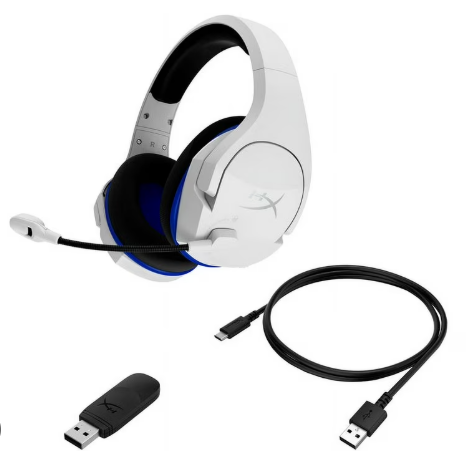 HyperX Cloud Stinger Core – Wireless Gaming Headset, for PS4, PS5, PC, Lightweight, Durable Steel Sliders, Noise-Cancelling Microphone