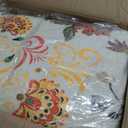 Vintage Floral 9x12 Area Rug - Floral Washable Rug for Living Room Bedroom Dining Room Kids Playroom Home Decor Non Slip Carpet - Brown (Multi 35)