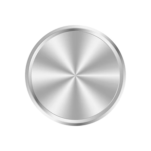 Silver Circle Plate 16 Inch