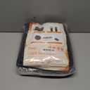 Window Insulation Kit for Winter 39"x63" Cold Weather Thermal Curtain with Heavy Cotton, Insulated Window Cover for Winter & Windows Draft Blocker for Winterizing Windows in Home RV BasementBlack