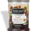 Tuscany Candle Caf Mocha Long-Lasting Scented Jar Candle, 18 oz