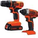 Black & Decker 20V MAX Drill/Driver Impact Combo Kit with BLACK+DECKER WM425-A Portable Project Center and Vise