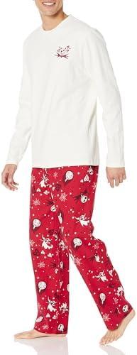 Amazon Essentials Disney | Marvel | Star Wars Men's Flannel Pajama Sleep Sets, Size Small
