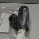 20 oz Glass Water Bottle with Straw Reusable Water Bottle with Non-Slip Silicone Sleeve Wide Mouth Leak-Proof for Coffee, Tea and Water,BPA-free, Dishwasher Safe (Black)