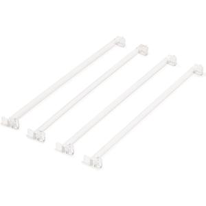 Yellow Mountain Imports American Mahjong Tile Pushers - Set of 4, 18-Inch Clear Transparent Acrylic Mahjong Pushers