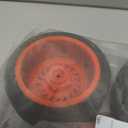 4PCS 1/10 RC Short Course Truck Tire, All-Terrain Rubber Tire and Nylon Wheel with 12mm/17mm Hex Compatible with 1/10 Traxxas Slash 4WD 2WD Arrma Senton Axial Losi Redcat RC Buggy, Orange