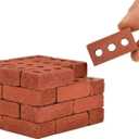 Acacia Grove Mini Red Bricks, 1:6 Scale (32 Pack)