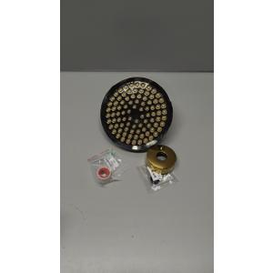 AISINYI High Pressure Rainfall Shower Head, 6 Inches Showerhead with Perfect Adjustable Replacement, Removable Restrictor, Easy Installation for Your Bathroom Shower Heads (Deluxe Gold + Shower Arm)