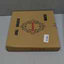 Square Pink Decorative Serving Tray with Handles, Versatile Ottoman Tray for Coffee Table, Entertaining, Outdoor Patio, Living Room, 13”*13”*1.6”