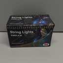 HOME LIGHTING 66ft Christmas Decorative Mini Lights, 200 LED Green Wire Fairy Starry String Lights Plug in, 8 Lighting Modes, for Indoor Outdoor Xmas Tree Wedding Party Decoration (Multicolor)