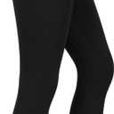 GOLD MEDAL Women's Ultra-Soft Fleece-Lined Leggings Cozy, Warm, and Stylish (Large/XL Black)