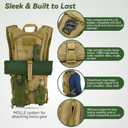 MARCHWAY Tactical Molle Hydration Pack Backpack with 3L TPU Water Bladder, Military Daypack for Cycling, Hiking, Running, Climbing, Hunting, Biking