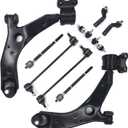 10 Pcs Front Lower Control Arm With Ball Joint Set & Suspension Kit Compatible With 2004-2009 Mazda 3, 2006-2014 Mazda 5