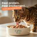 Optimeal Wet Cat Food Grain Free - Tuna & Mackerel Tender Morsels, High Protein Premium Nutrition Made with Natural European Ingredients, Adult Cat Pouches 3oz (Pack of 12)