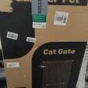 Gardner Pet 51"-87" Extra Tall Cat Gate for Doorway, Wide Adjustable 27.56"-37" Baby Gate Included 4 Extension Kits, Pressure Mounted Safety Full Door Gate for Stairs, Studio, Kitchen (White)