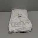 78-inch Shower Curtain Tall Shower Curtain 78 Inches Long White Tufted Chevron Striped Fabric Shower Curtains for Bathroom Modern Shabby Chic Waterproof Cloth Shower Curtains, White (72"W x 78"L (Pack of 1))