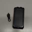 Solar Charger Power Bank 49800mAh - Portable Fast Charging Power Bank with Type-C & Dual USB Ports, Compatible with iPhone, Samsung & More, Waterproof Solar Panel for Camping, Hiking, and Outdoor Use (Orange)