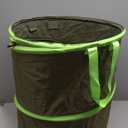 Colwelt Collapsible Garden Bag 47Gallon, Collapsible Leaf Bags with Hard Bottom, Heavy Duty Yard Waste Bag Leaf Bin, Leaf Pop up Trash Can (come with Leaf Scoop, Garden Gloves)