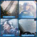 Yakitoko Window Visors Vent Sun Shade Rain Guards for Toyota Prius 2016-2022 Black 4PCS