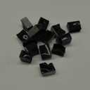 1" x 2" Rectangular Chair Leg Floor Protectors, Chair Leg Covers to Protect Floors, Chair Leg Protectors for Hardwood Floors, Anti-Scratch & No Noise. 16 Pcs Black, (X-Large)