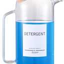 60oz Liquid Laundry Detergent Dispenser with Lables,Glass Laundry Detergent Dispenser,Laundry Detergent Container Laundry Liquid Dispenser