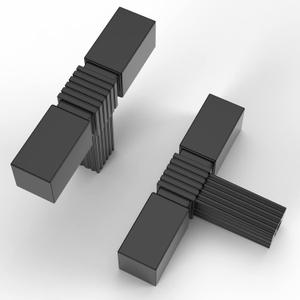 Asidrama 6 Pack Matte Black Kitchen Cabinet Knobs - Dresser & Drawer Knobs - Zinc Cabinet Hardware