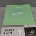 JOLLY PARTY 2 oz Bathroom Cups,700 Pack Small Paper Cups, White Mouthwash Cup, Disposable Mini Espresso Cup, Paper Sampling Cup