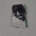 Repnalm Short Black Purple Cosplay Wig with 2 Buns for Women Halloween Party Costume (Black purple)