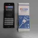 Masonry Concrete Drill Bit Set for Tile, Brick, Glass, Plastic and Wood, Tungsten Carbide Tip Work with Ceramic Tile, Wall Mirror, Paver on Concrete or Brick Wall, 10 Pcs