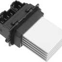 Motoforti Car Heater Blower Motor Resistor, HVAC Blower Motor Resistor, for Dodge Grand Caravan 2001-2005, Metal Plastic, 4885482AC, Black Silver Tone