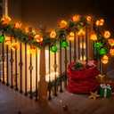 LOLStar Christmas String Lights Decorations, 9.8FT 20 LED Christmas Fairy Lights, Battery Operated (Not Included) with Timer Function and 8 Flashing Modes, Cute Window Lights 2025 Home Indoor Decor