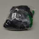 EXARUS Girls Bodycon Ruched Dress Teen Graduation Wedding Dance Party Chiffon Lantern Sleeve Maxi Formal Dresses (8 Years, Black)