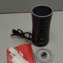 Milk-Frother, 4-in-1 Milk-Steamer-and-Frother, Hot & Cold Foam Milk Warmer with Temperature Control, Auto Shut-Off Frothers for Coffee, Latte, Cappuccino, Macchiato