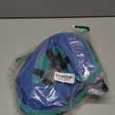 MIDOG Soft Inflatable Dog Cone, Donut E-Collar Alternative for After Surgery, Prevents Licking, Allowing Normal Eating & Vision, Comfortable Recovery Collar for Small Medium Large Dogs&Cats, GreenBlue-M+