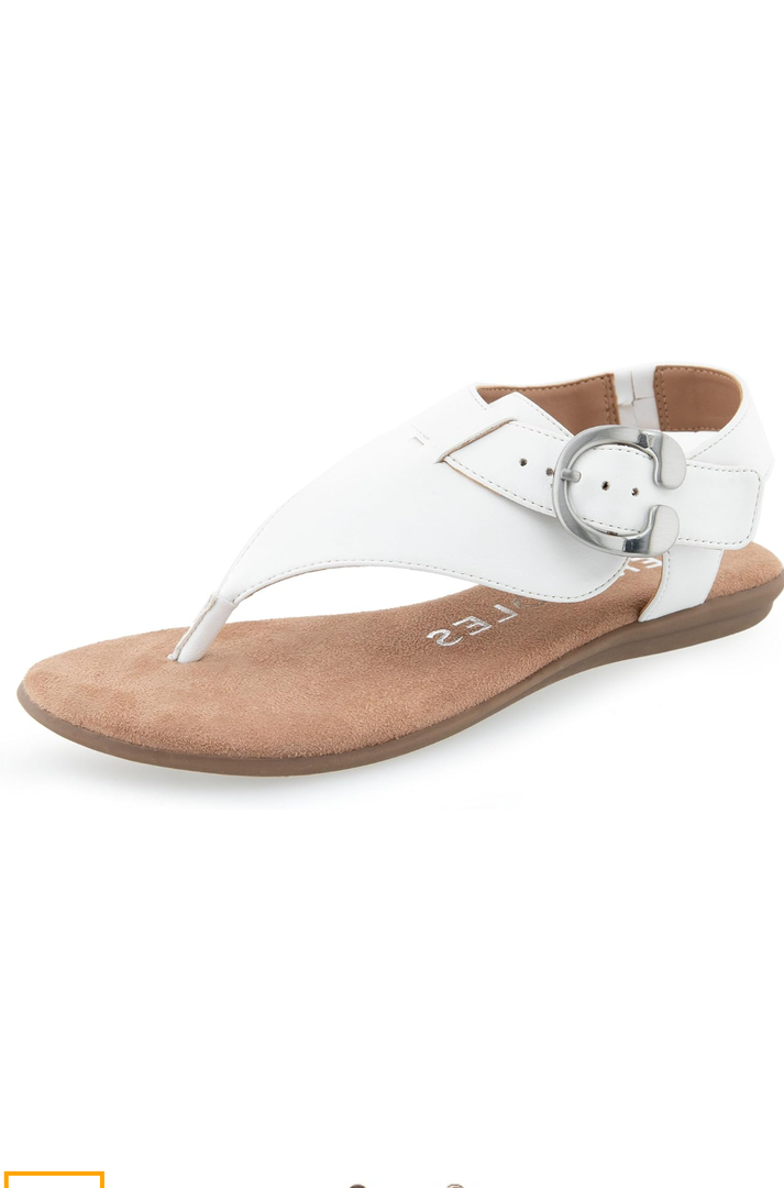 Aerosoles Women's AWA Flat Sandal, 9.5 Wide