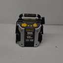 STANLEY J5C09 Portable Power Station Jump Starter 1000 Peak Amp Battery Booster, 120 PSI Air Compressor, USB Port, Battery Clamps