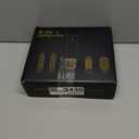 Sendowtek Hot Air Styler Brush Set for Women 5 in 1, 800W 3 Level Temp Hairdryer Comb for Rotating Curling Straightening Volumize Auto Wrap Curler Multi-Styler Hair Styling Tools for Multi Hair Home