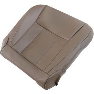 SecosAutoparts Oak Tan Front Driver or Passenger Side Bottom Leather Seat Cover Compatible with Toyota 4Runner 1996 1997 1998 2000 2001 2002