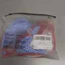 SOLY HUX Bikini Sets for Women Plaid Gingham Bathing Suit Triangle High Cut Two Piece Swimsuit, Large, Blue Plaid