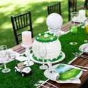 XLX TURF Artificial Grass Table Runner for Sport Golf Spring Summer Party Decorations - Green Fake Grass Crafts Table Centerpiece Wedding Baby Bridal Shower - 12x108 Inch