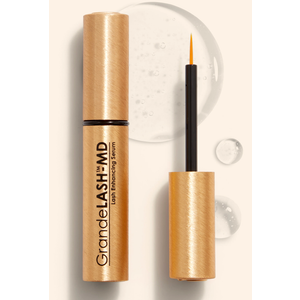 Grande Cosmetics GrandeLASHMD Lash Enhancing Serum  Peptide & Vitamin Infused Formula for Longer, Thicker, Fuller Looking Lashes  Ophthalmologist Tested, CrueltyFree, 3 Month Supply (2mL)