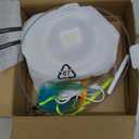 Interactive Cat Toys for Indoor Cats: Upgraded 360 Automatic Spin Flying Bird Feather Wand with Silicone Protected Rod Safe Play, Strong 8cm Suction Cup, USB-Rechargeable for Bored Kittens and Adult (White)